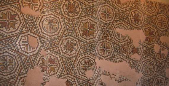 Mosaique Gallo Romaine de Lescar - Villa St Michel - fin IIIème siècle