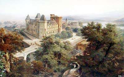 Chateau De Pau - Simeon Fort-1843